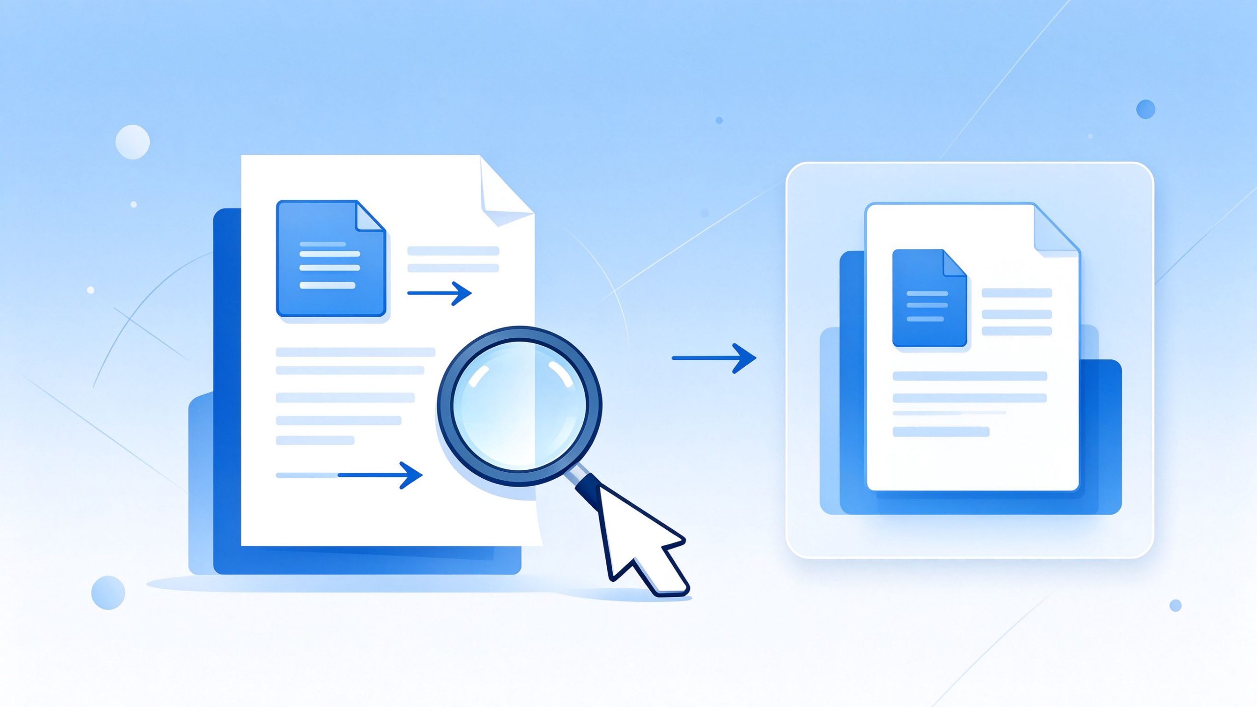 PDF conversion workflow illustration